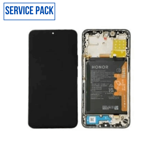Ecran Complet HUAWEI Honor 90 Lite/ HONOR X8A AVEC CHASSIS SERVICE PACK (NOIR)