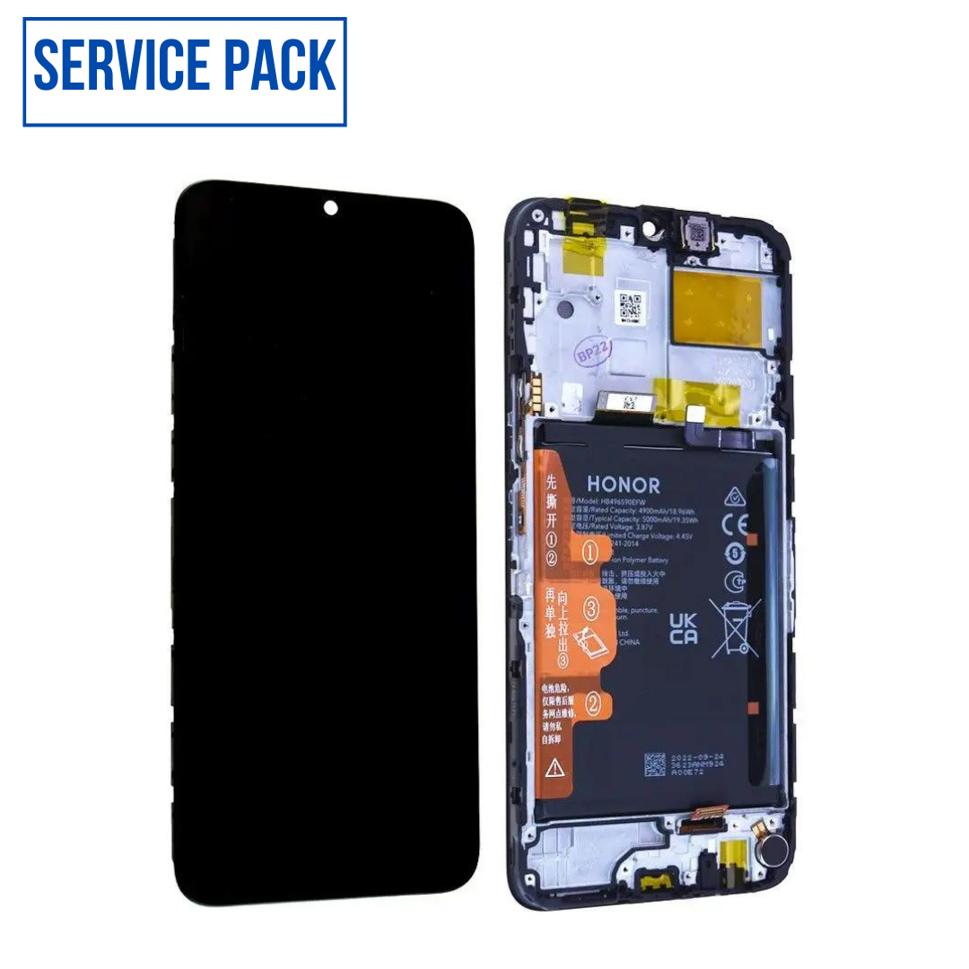 SERVICE_23 ECRAN LCD HUAWEI HONOR X8 5G X30i SERVICE PACK AVEC CHASSIS+BATTERIE - Image 1