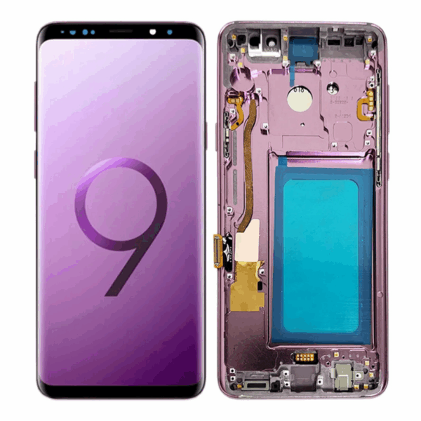 ECRAN LCD SAMSUNG S9 G960F AVEC CHASSIS VIOLET |OLED