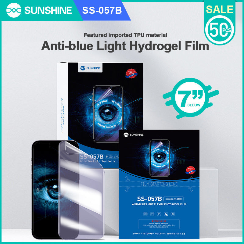 Tpu imported Flexible Hydrogel Anti-Blue light Film SS-057B (180*120mm) Sunshine - Image 1