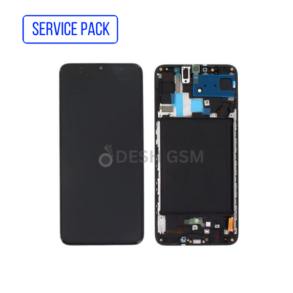 ECRAN COMPLET A70 A705F Service Pack Avec Chassis | SAMSUNG