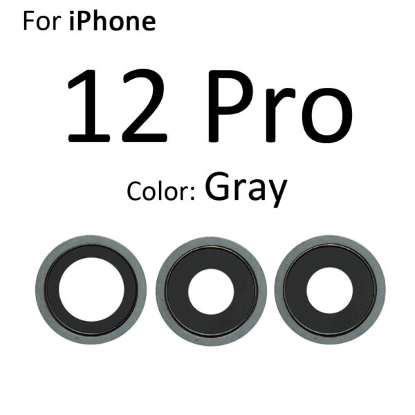 Lentille Caméra Arrière Avec Contour iPhone 12 Pro - BLUE