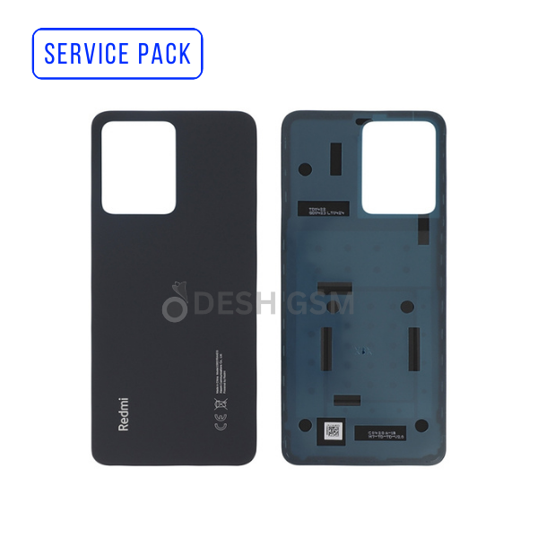 Vitre Arrière Graphite Redmi Note 12 4G SERVICE PACK NOIR