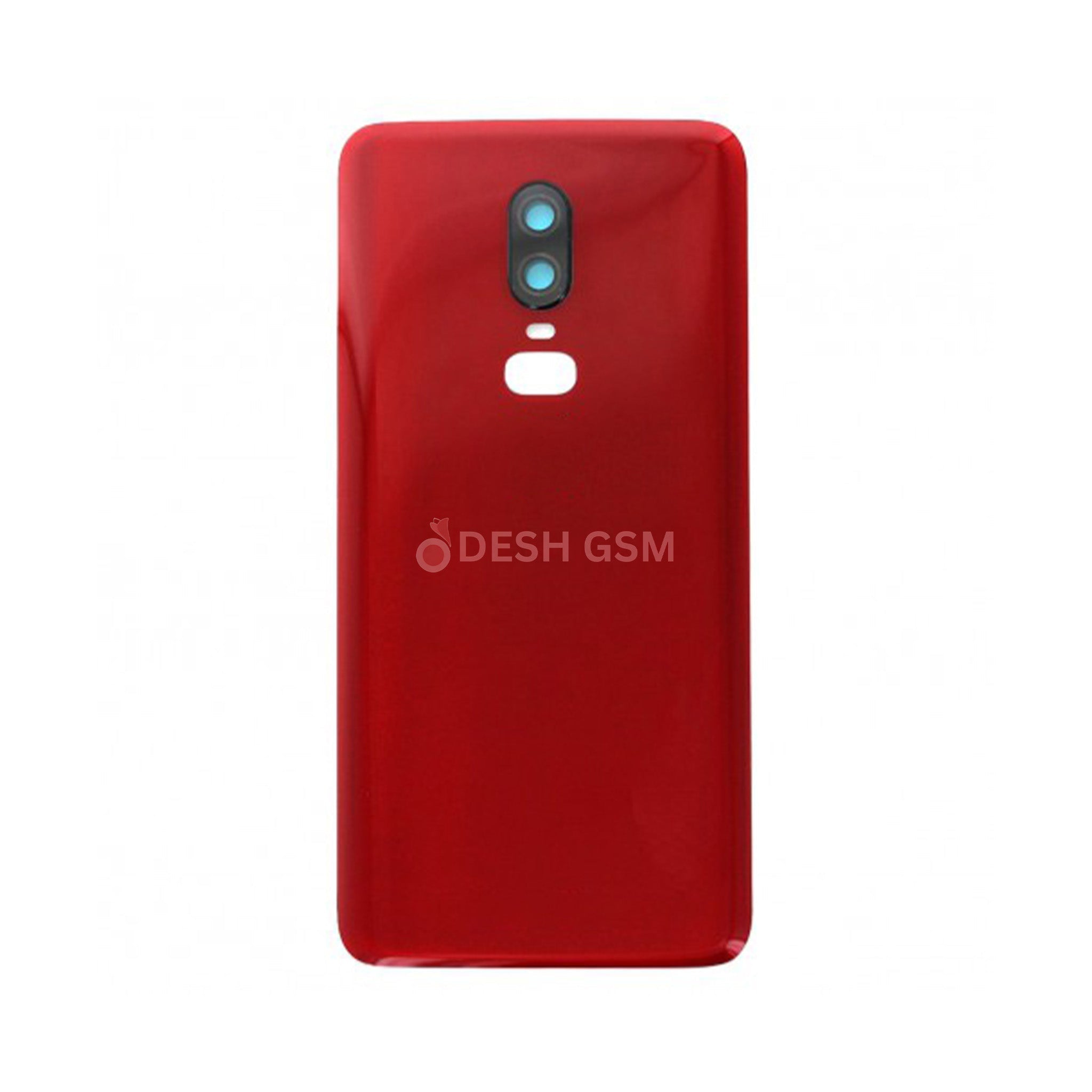 VitreArriereONEPLUS6RED Vitre Arrière OnePlus 6 | Démonte ORIGINAL - ROUGE - Image 1