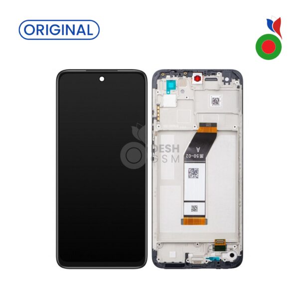 Ecran Redmi 10 (2022) 5G avec Chassis NOIR- ORIGINAL | XIAOMI