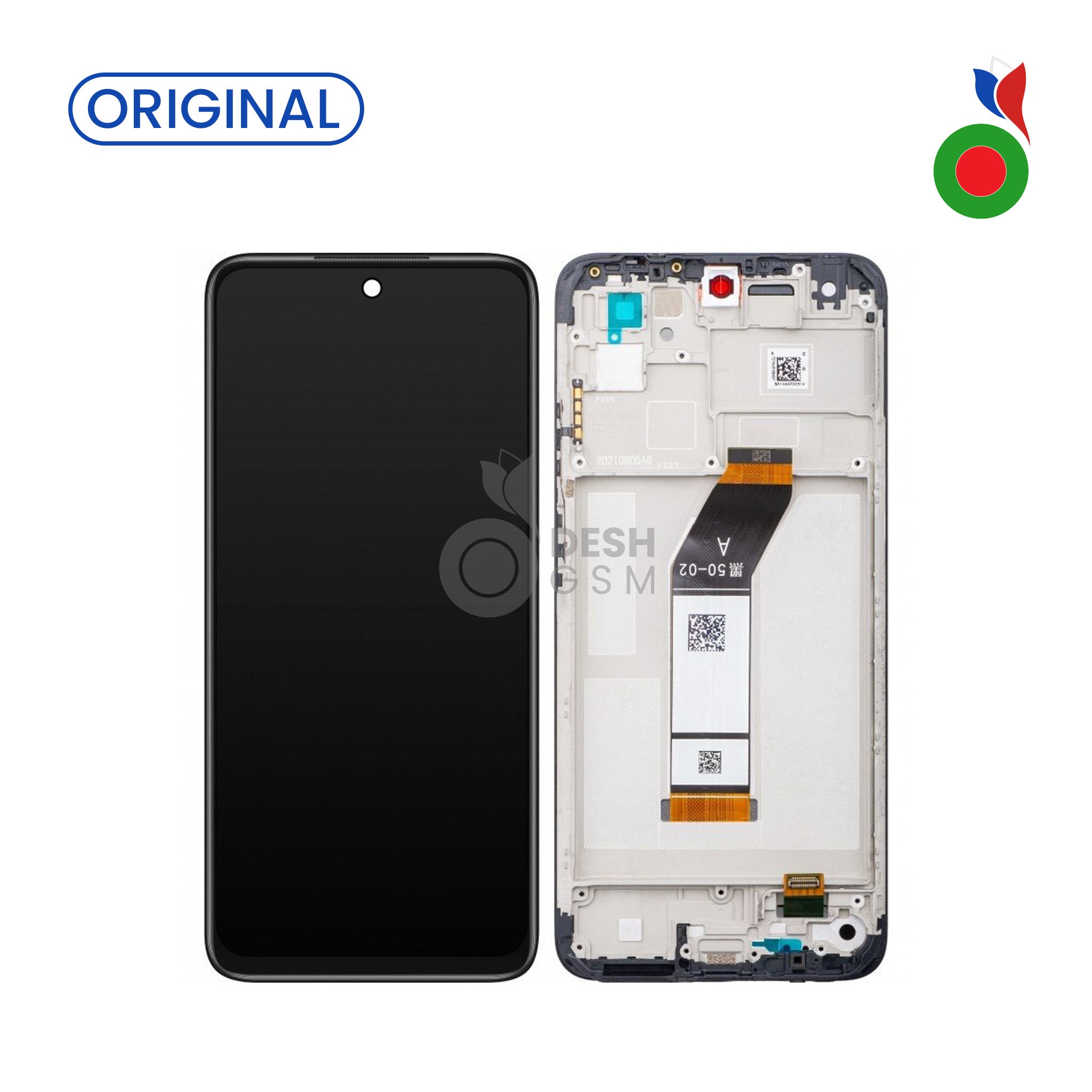 XMRedmi105GACORG Ecran Redmi 10 (2022) 5G avec Chassis NOIR- ORIGINAL | XIAOMI - Image 1