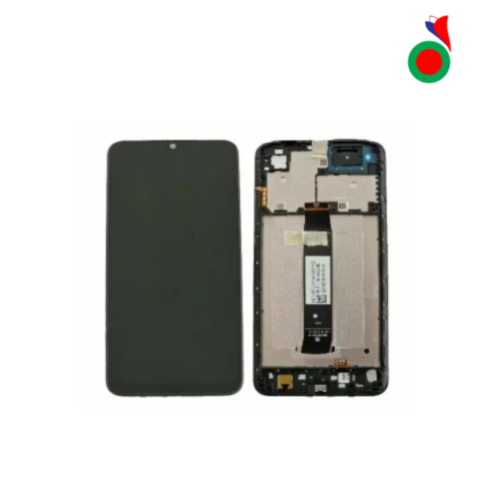 XiaomiREDMIA2A2_4G_2023_ECRANAVECCHASSISCOLORNOIR ECRAN LCD Xiaomi REDMI A2 | A2 PLUS (4G) (2023)AVEC CHASSIS| SERVICE PACK - Image 1