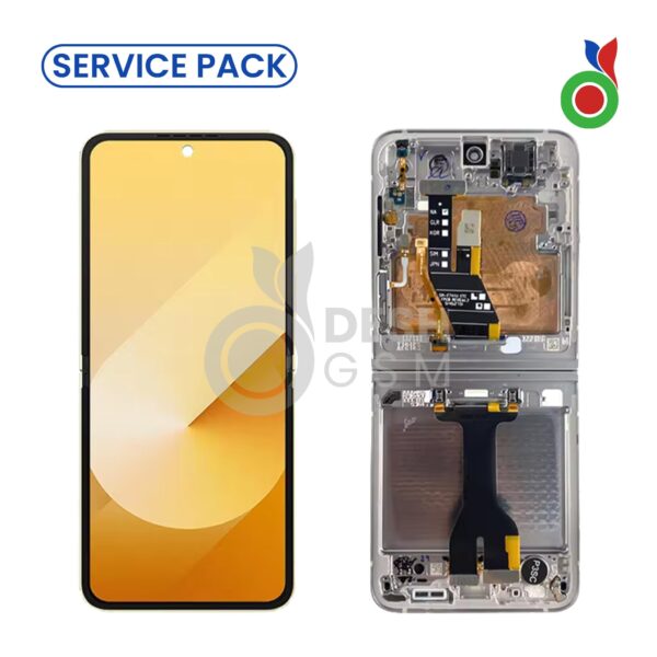 ECRAN COMPLET INTERIEUR Galaxy Z Flip 6 (F741B) | SERVICE PACK | GRIS | SAMSUNG