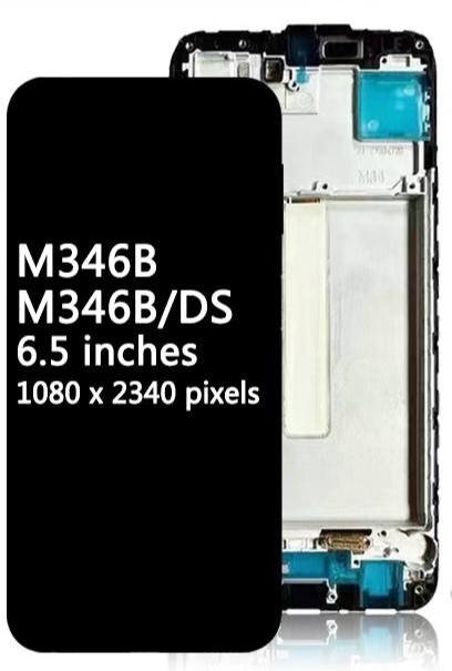 ZqNvS7ebdcc2b2bba40f6ba0d53069a54d698z Ecran Complet LCD M34 5G (M346B) avec Chassis - SERVICE PACK | SAMSUNG - Image 1