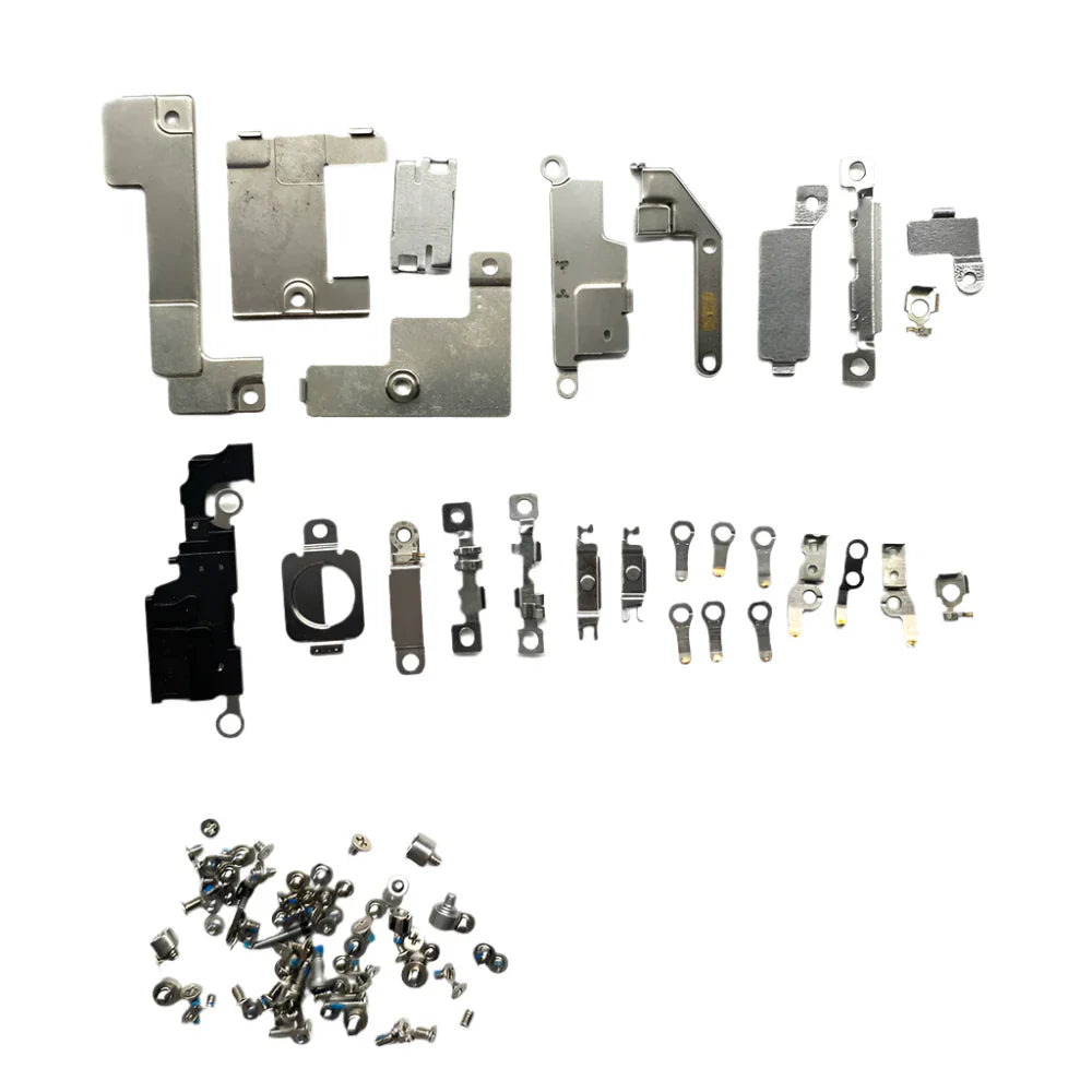 b7A9Sfe2d3faf3ec94de78b2725255f17fa90E Jeu de vis interne et Plaquede Protection métal complet iPhone 15 | 15 PLUS| 15 PRO | 15 PRO MAX(Pour 1 Model) - Image 1