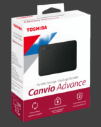 HDD EXTERNAL TOSHIBA CANVIO ADVANCE USB 3.0 1TB | NOIR - Image 2