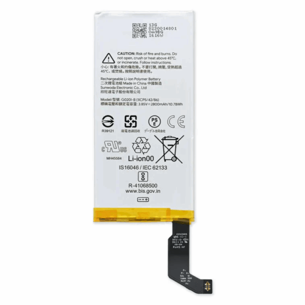 BATTERIE GOOGLE PIXEL 4 (BATTERIE MODEL G020I-B) COMPATIBLE