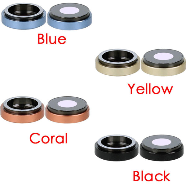 Lentille Caméra Arrière Avec Contour Pour iPhone XR