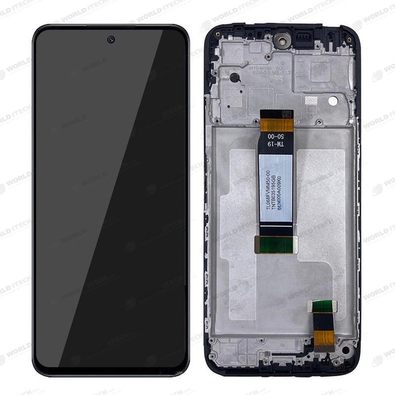 ecran-avec-chassis-origine-xiaomi-redmi-12 ECRAN LCD XIAOMI REDMI 12 4G| REDMI 12 5G | Poco M6 Pro 5G (2023) AVEC CHASSIS (ORIGINAL) - Image 1