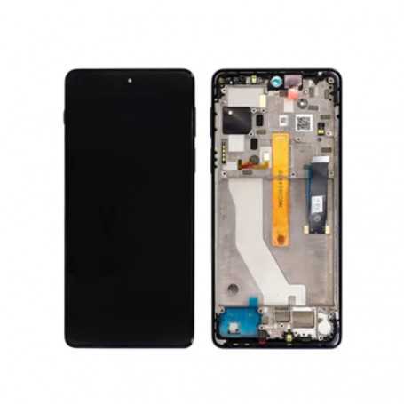 Ecran Complet LCD Moto G23 avec Chassis (NOIR) - SERVICE PACK | MOTOROLA