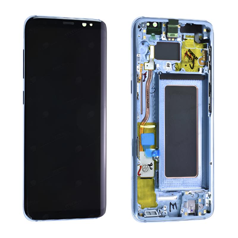 ecran-origine-samsung-bleu-avec-chassis-s8-sm-g950f-kit-outils-offert ECRAN LCD SAMSUNG S8 G950F SERVICE PACK AVEC CHASSIS (BLEU) - Image 1