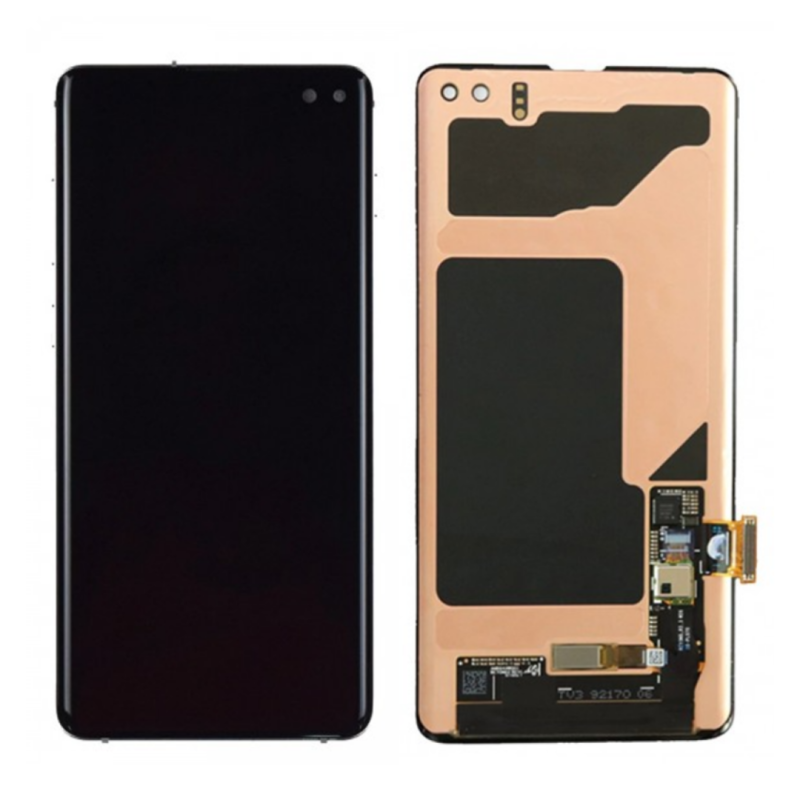 ecran-samsung-galaxy-s10-plus-g975-noir-service-pack-gh96-12256a ECRAN LCD SAMSUNG S10 PLUS G975F SERVICE PACK SANS CHASSIS - Image 1