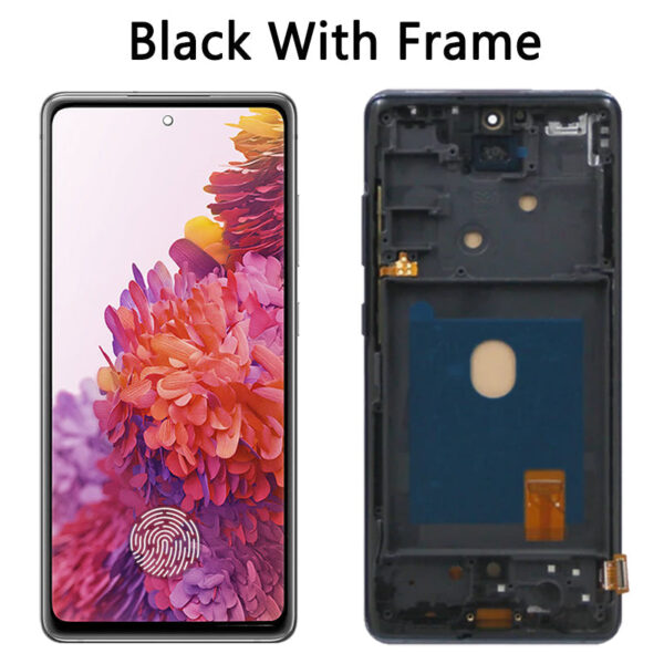 ECRAN SAMSUNG S20FE 4G/5G G780F G781F AVEC CHASSIS NOIR (RELIFE)