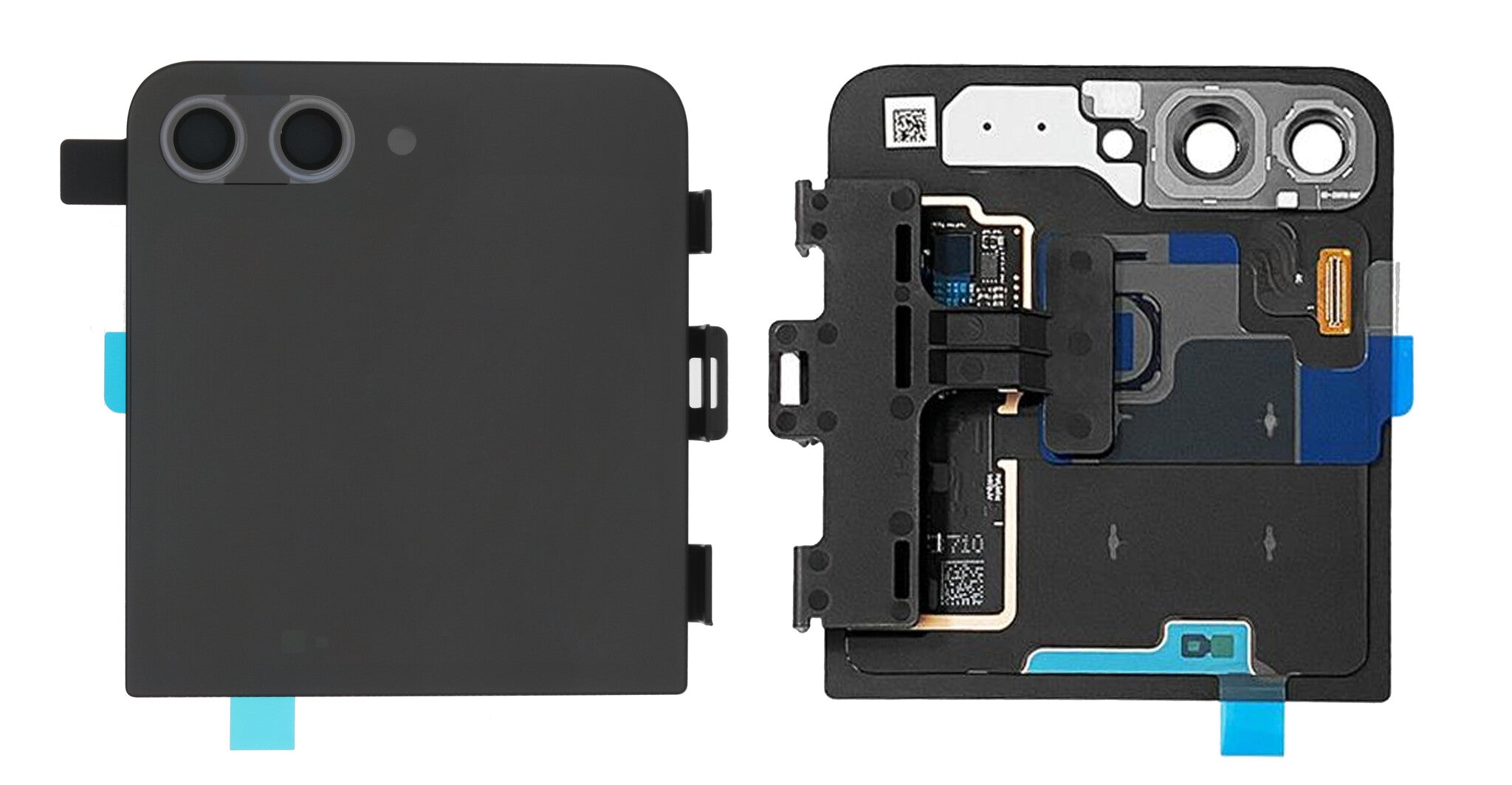 gh97-29135a-0 ECRAN et Vitre Arrière SAMSUNG Galaxy Z Flip 5 F731B SERVICEE PACK GRAY - Image 1