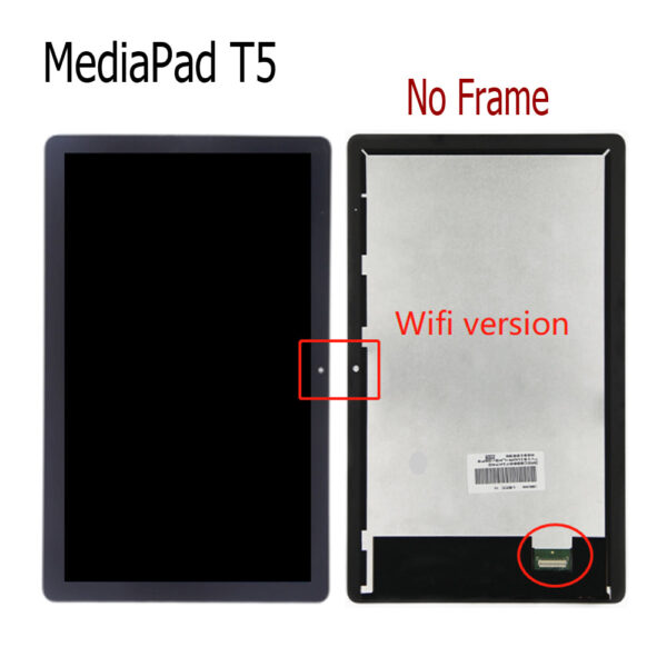 Ecran LCD  HUAWEI TAB T5 10 pouce (AGS2 L09) (AGS2 W09) MEDIAPAD T5 10 pouce  WIFI NOIR