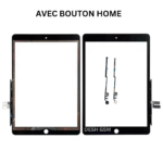 Tactile IPAD 9TH 2021 A2603 A2602 10,2 INCH AVEC HOME BUTTON NOIR