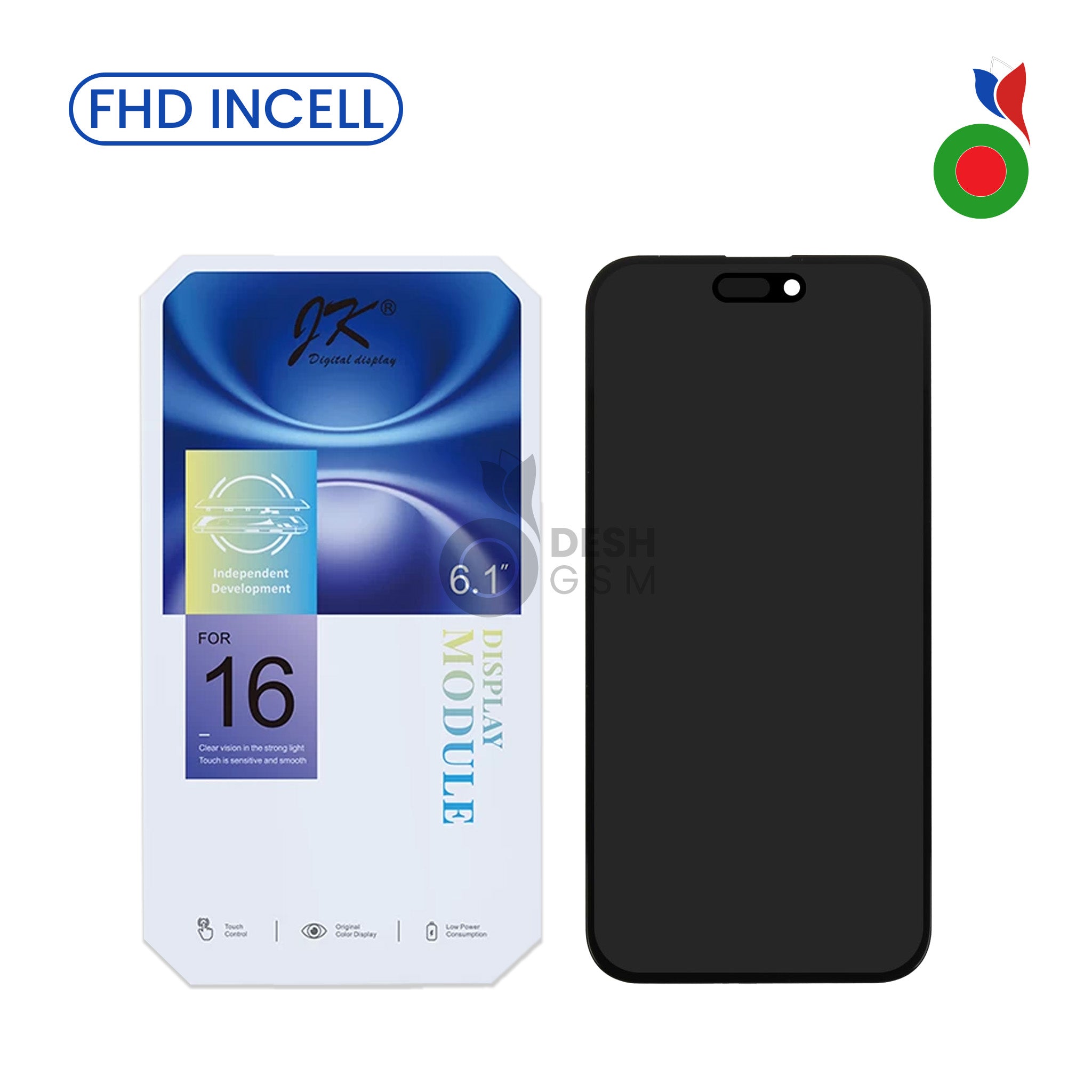 ip16jk_99974168-47eb-4aca-b252-fb0c7fe3c87b Ecran Complet LCD iPhone 16 - JK INCELL | APPLE - Image 1
