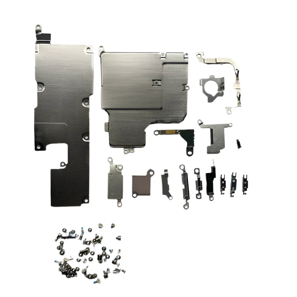 k1W7S41916989998d4538849835669304b6b1E Jeu de vis interne et Plaquede Protection métal complet iPhone 14 SERIES (Pour 1 Model) - Image 1