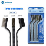 SUNSHINE SS-046 3 In1 IC réparation de téléphone brosse de nettoyage réparation
