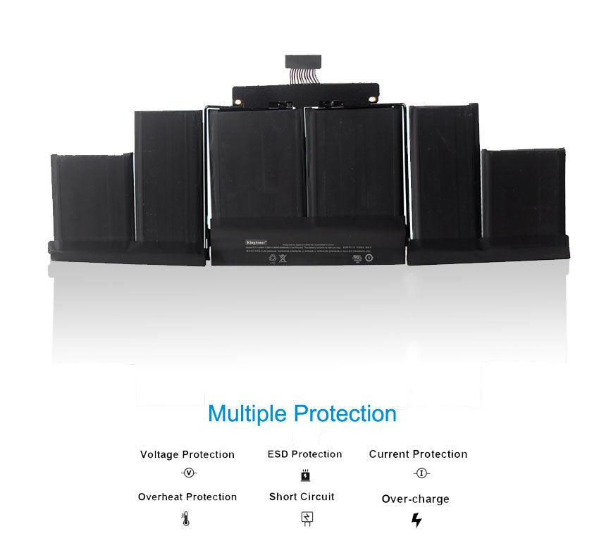 mainimage1Kingsener-11-26V-95Wh-A1494-batterie-d-ordinateur-portable-pour-Apple-MacBook-Pro-15-A1398-Retina BATTERIE MACBOOK PRO RETINA 15 A1494 A1398 A1417 A1618 Late 2013 Mid 2014 - Image 1