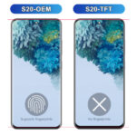 ECRAN SAMSUNG S20 G980 4G|G981 5G AVEC CHASSIS NOIR (INCELL)