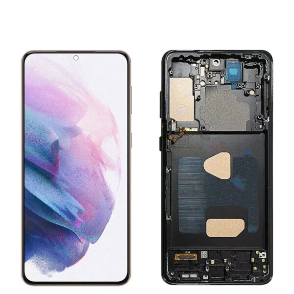 ECRAN SAMSUNG S21 PLUS G996B G996F 5G AVEC CHASSIS NOIR (ORIGINAL)