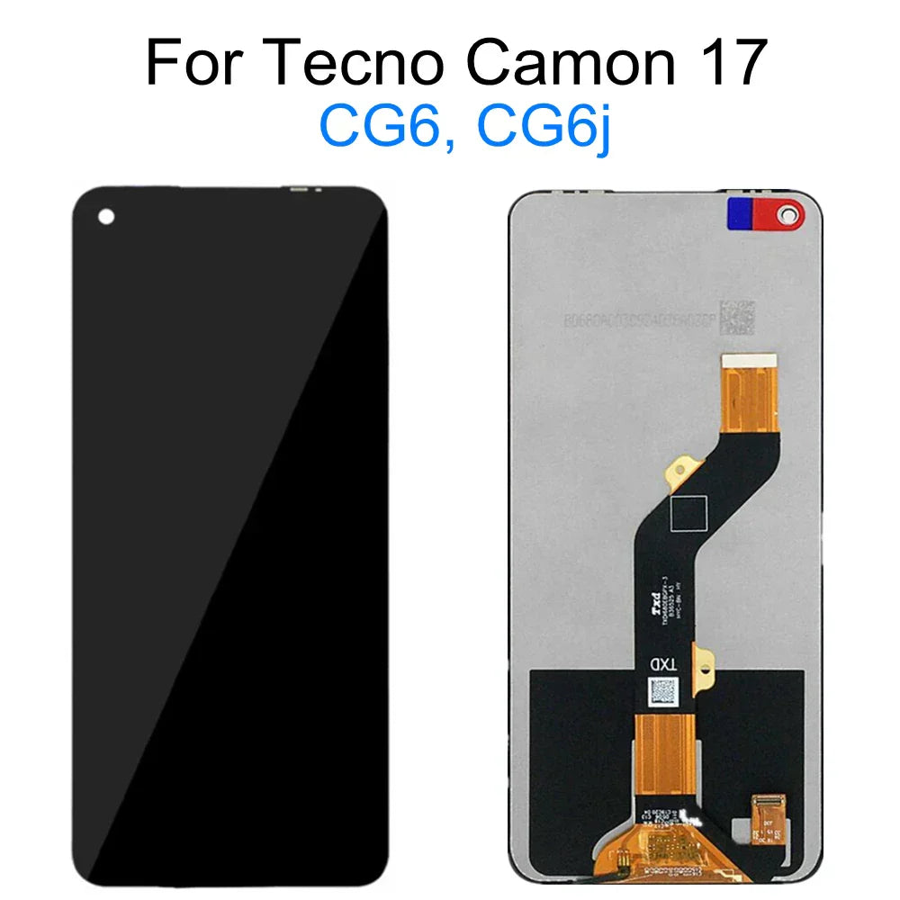 rEUJBloc-cran-tactile-LCD-de-remplacement-pour-Patch-17-Pro-CG6-CG8 ECRAN COMPET TECNO CAMON 17 CG6 CG6J | SANS CHASSIS - Image 1