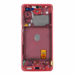 ECRAN SAMSUNG S20 FE G780/G781 4G/5G SERVICE PACK AVEC CHASSIS (ROUGE) - Image 2