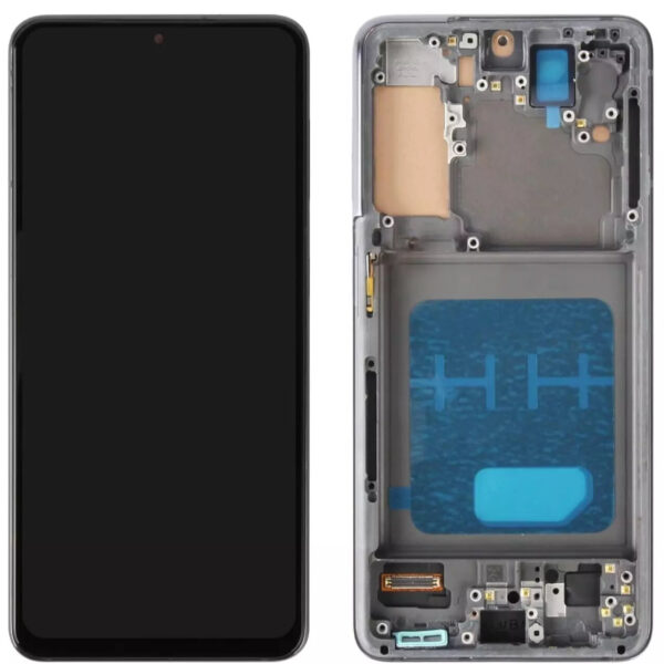 ECRAN LCD SAMSUNG S21 5G G991 G991F AVEC CHASSIS *NOIR/GRAY *INCELL