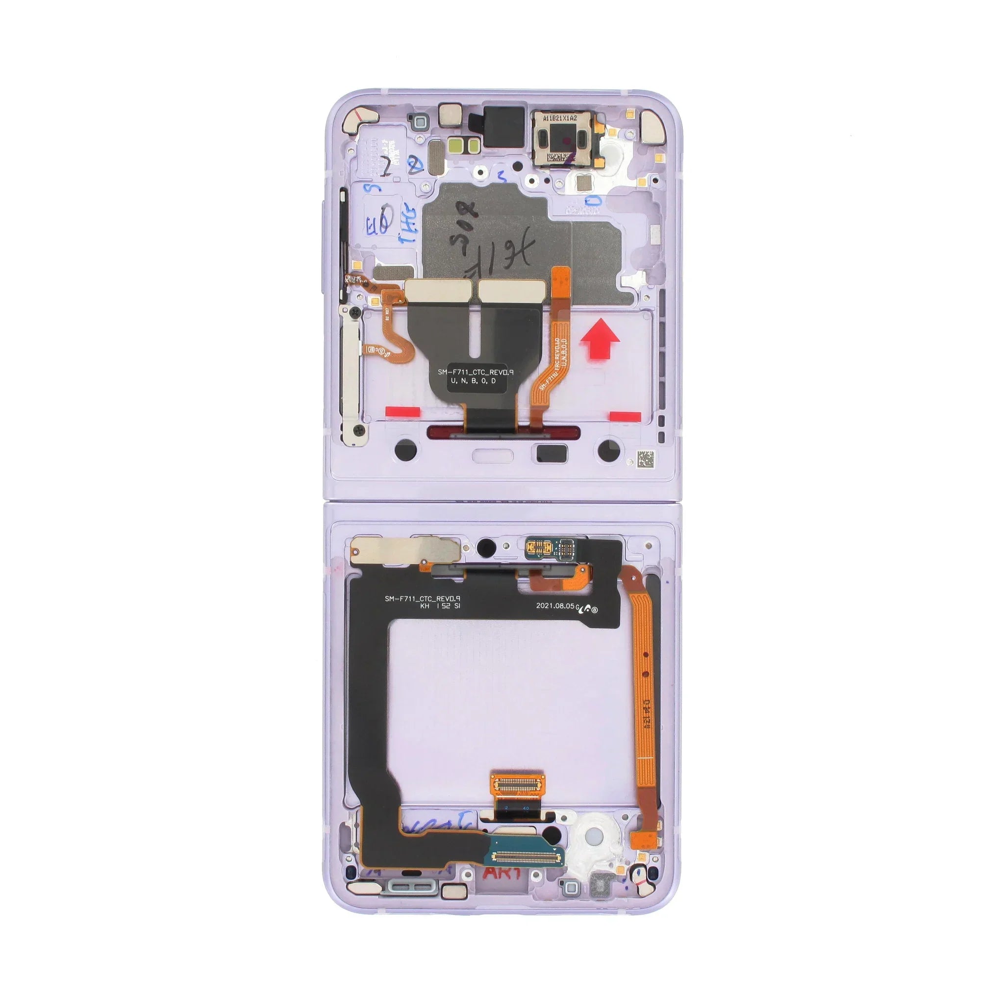 samsung-galaxy-z-flip3-5g-f711b-display-lavender-p_1 ECRAN COMPLET INTERIEUR Z FLIP 3 F711B | SERVICE PACK | VIOLET | SAMSUNG - Image 1