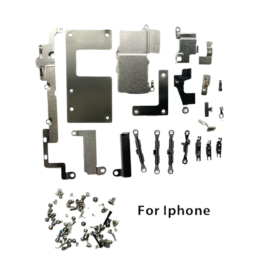 xxRtS0bcdd78cb00041b6be9ea97cd7036982D Jeu de vis interne et Plaquede Protection métal complet iPhone X A 13 PRO MAX (Pour 1 Model) - Image 1