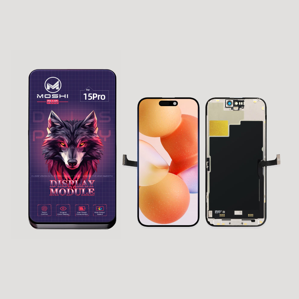15pro_59e95b99-052a-4d00-b4b8-334c9d1bc50e ECRAN IPHONE 15 PRO | FHD INCELL | MOSHI PLUS ( JK NEW FHD ) - Image 1