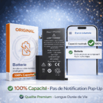 Batterie iPhone 15 Pro Max (4422 mAh) – Capacité d’Origine 100 % Santé