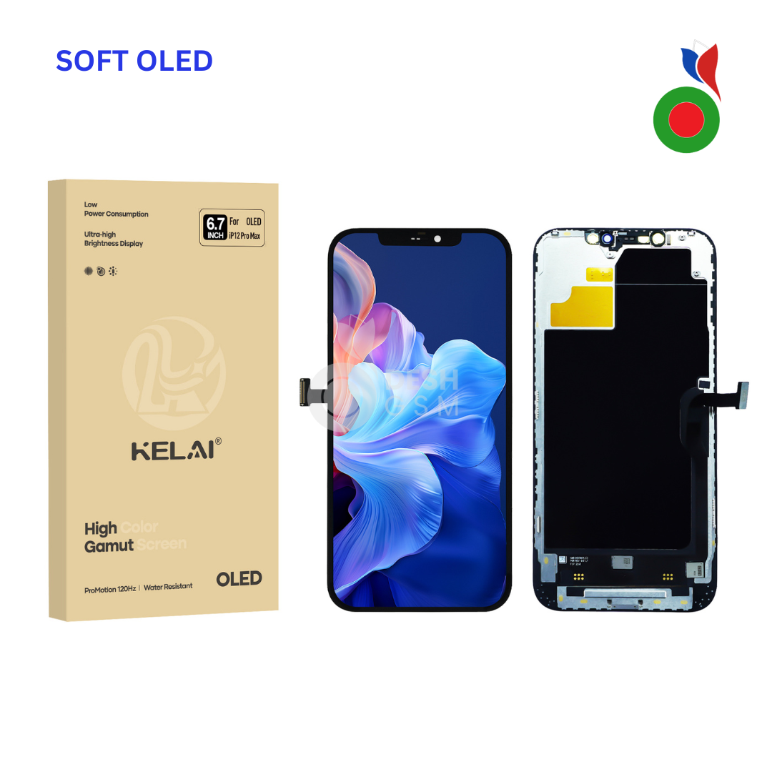 DESHGSM-2025-12-12T181340.690 Ecran IPHONE 12 Pro MAX | Soft OLED | KELAI - Image 1