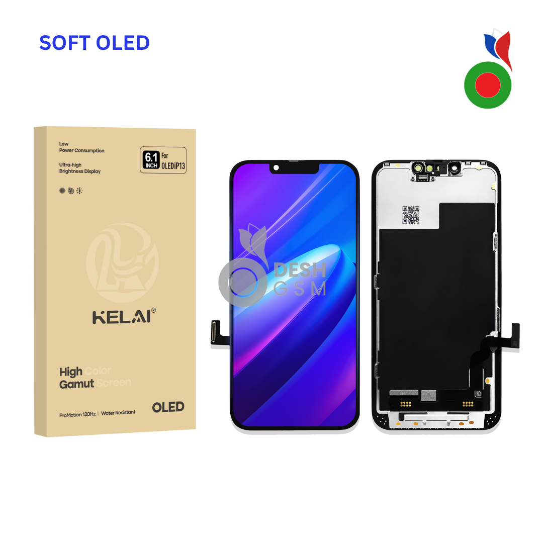 DESHGSM-2025-12-12T182207.808 Ecran IPHONE 13 | Soft OLED | KELAI - Image 1