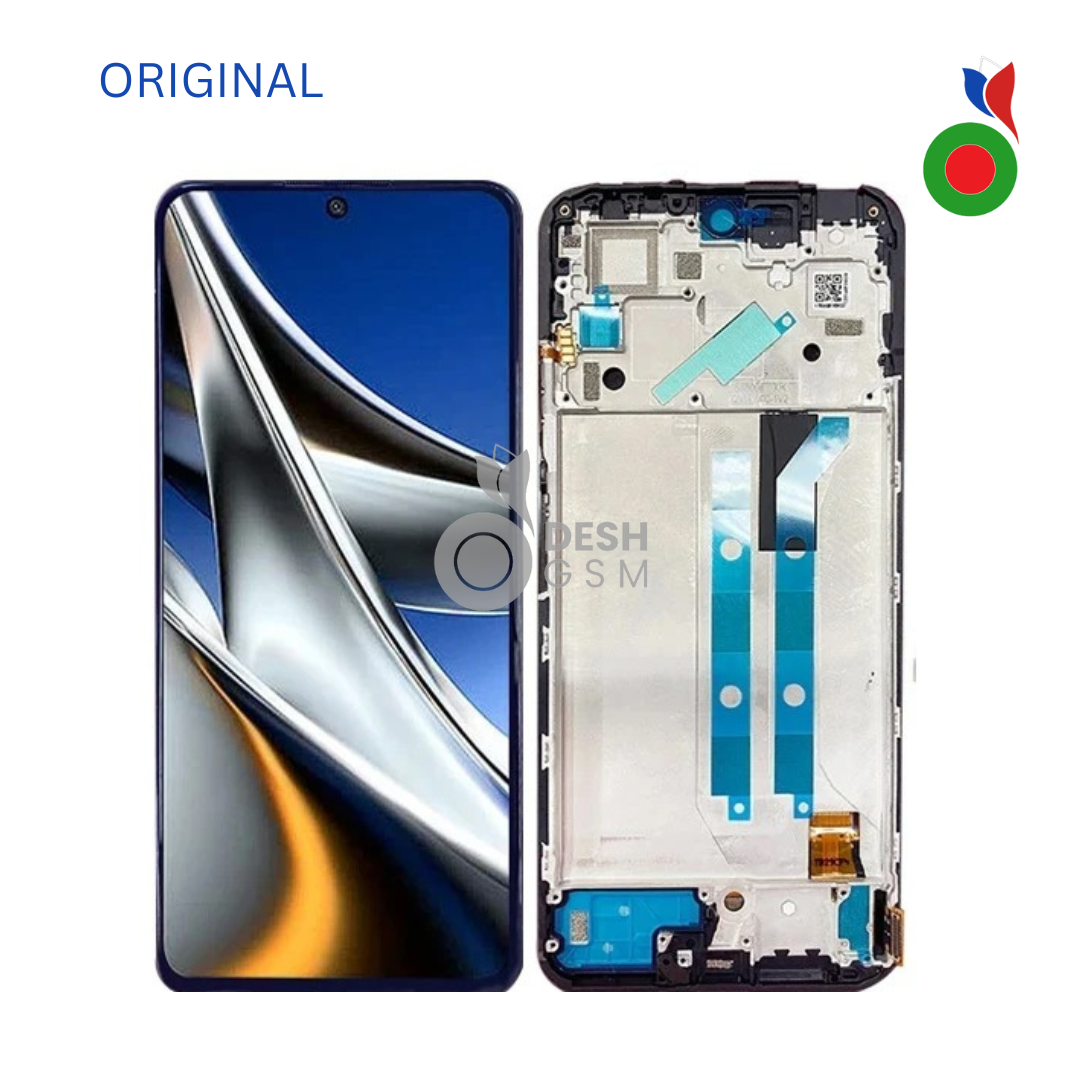 DESHGSM-2025-12-21T182818.574 Ecran Complet LCD Poco X4 | X4 Pro | X4 GT avec Chassis - ORIGINAL | XIAOMI - Image 1
