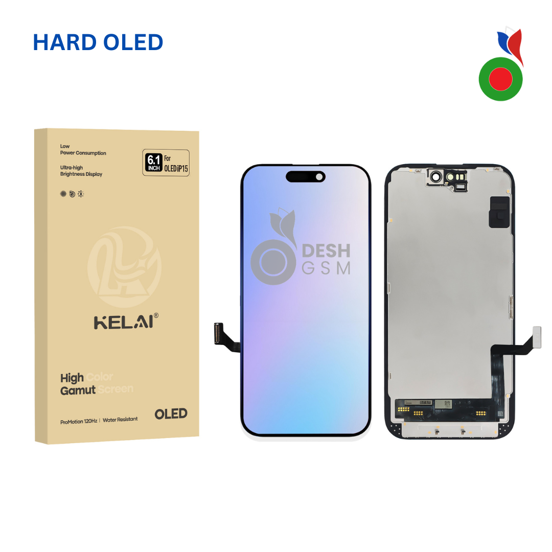 DESHGSM-2025-12-25T171738.371_62c63dd7-1e0e-40fb-8d26-5d5d627a451a Ecran iPhone 15 Plus (Hard OLED) KELAI - Image 1