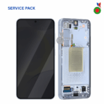 Ecran Complet  S24 5G (S921B) avec Chassis ( BLUE ) - SERVICE PACK | SAMSUNG