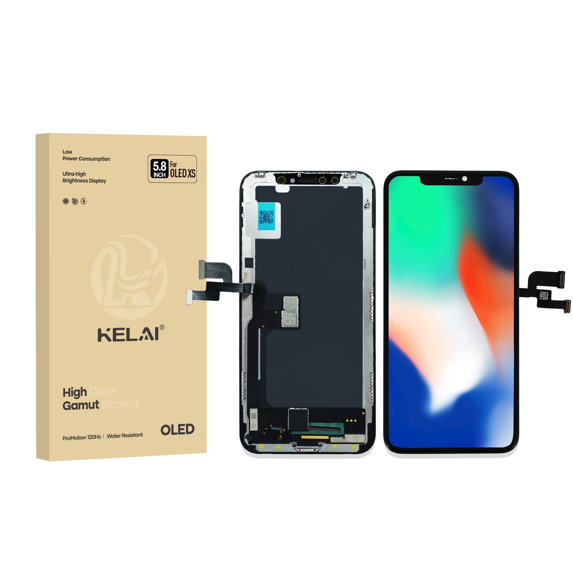 KELAI-OLED-XS ÉCRAN IPHONE XS (HARD OLED KELAI) - Image 1